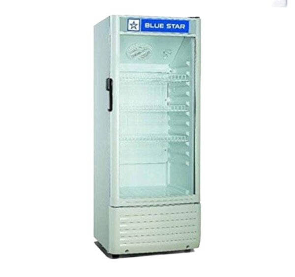 Blue Star VC325D Vertical glass door(single) visi cooler(300L, white)